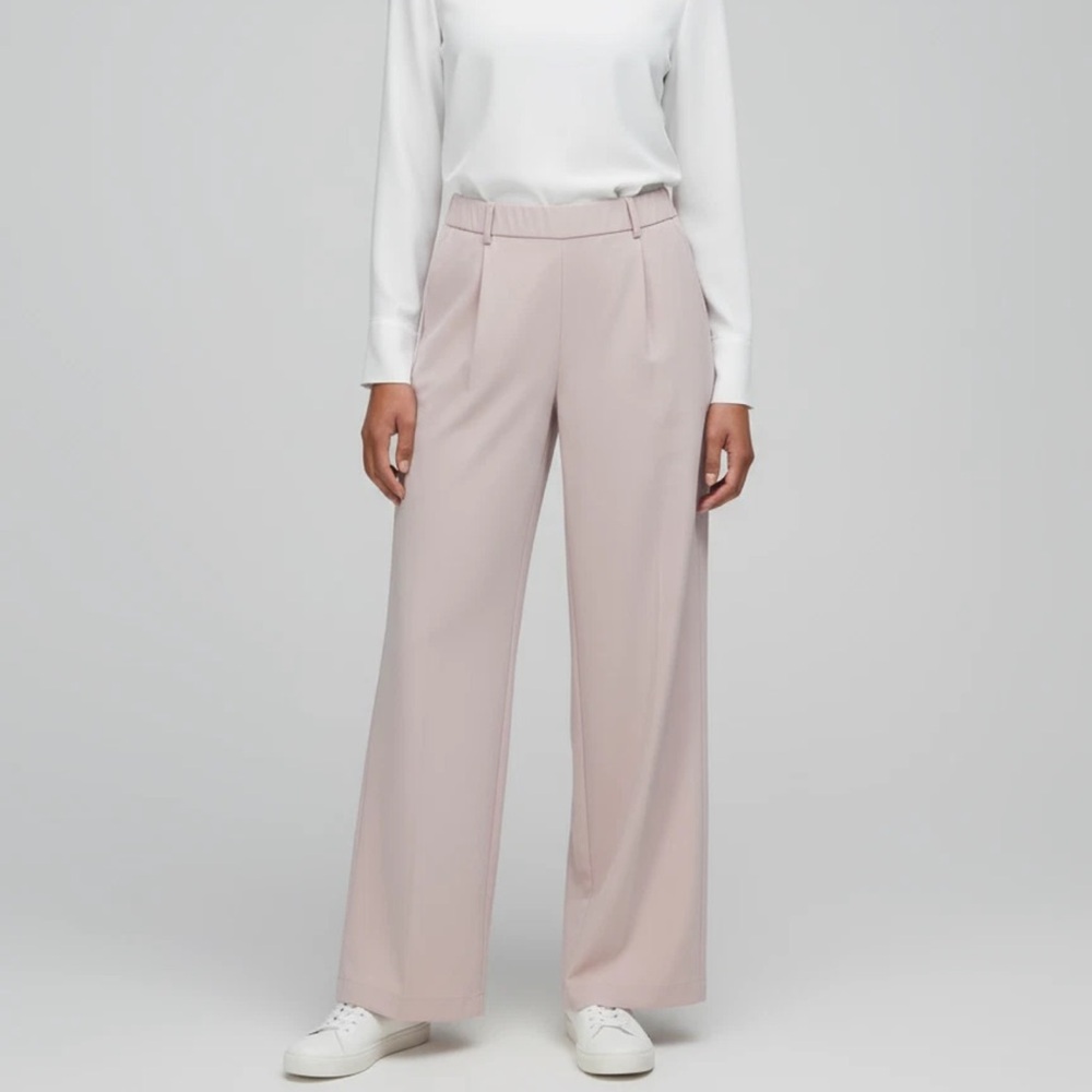 Vuori Villa Low Slung Trouser Pants, Vintage Rose, Small